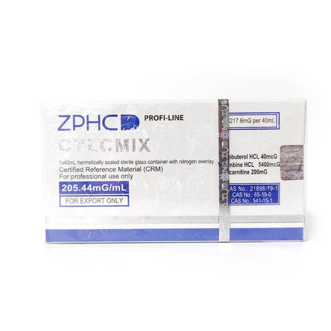 Zphc Cycl Mix Clenbuterol Yohimbine L-Carnitine 40 ml