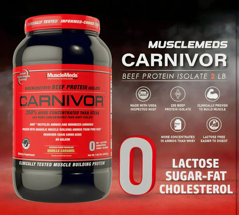 Musclemeds Carnivor Beef İsolate(izole) Protein 1 Kg - 30 servis