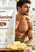 Micro Ingredients Vitamin B1 Benfotiamine 600mg Per Serving, 240 Coconut Oil Softgels