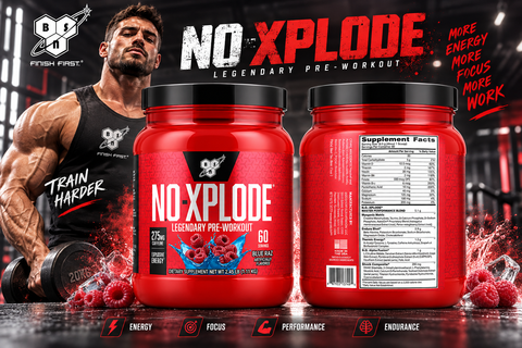 BSN NO-XPLODE Legendary PreWorkout Blue Raz 1,11 kg
