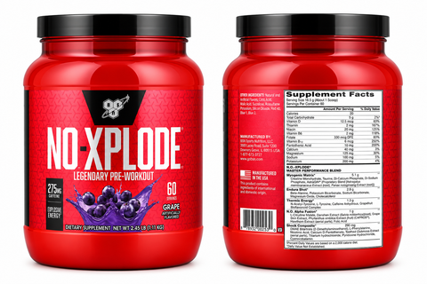 BSN NO-XPLODE®, Legendary PreWorkout Grape 1.11 kg