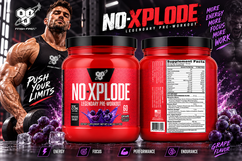 BSN NO-XPLODE®, Legendary PreWorkout Grape 1.11 kg