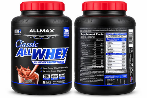 ALLMAX CLASSIC ALLWHEY 100% Whey Protein Source Chocolate, 2.27 kg