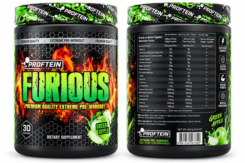 PROFTEIN FURIOUS PREWORKOUT 30 SERVİS