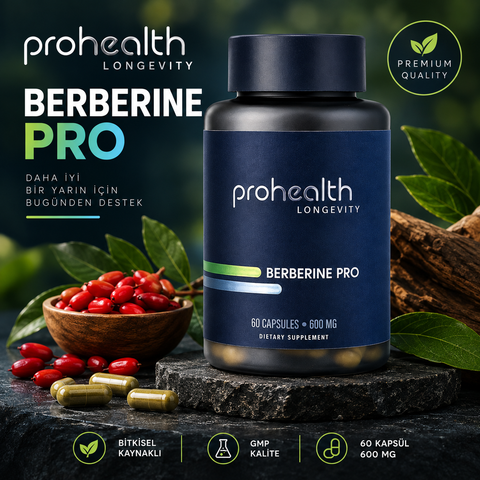 ProHealth Longevity Berberine Hcl Pro 600 mg 60 Capsules