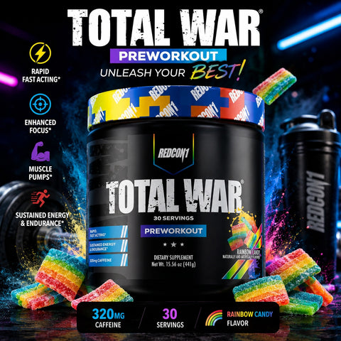 Redcon1 Total War Preworkout 420 gr - Rainboy Candy