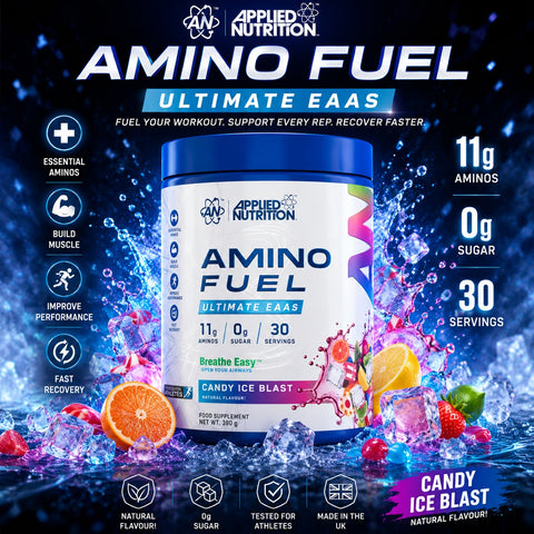 Applied Nutrition Amino fuel Ultimate Eaa Workout Recovery 390 gr - Candy İce blast