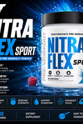 Gat Sport Nitraflex Extreme Support Preworkout Hydration Blue Rasperry blast 309 gr