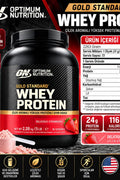 Optimum Nutrition Gold Standard Whey Protein Tozu 2263 Gr - Strawberry