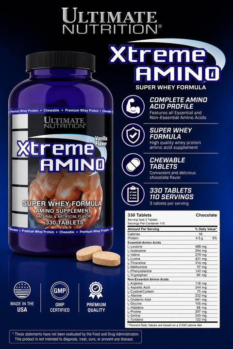 Ultimate Nutrition Xtreme Amino 330 Tablet