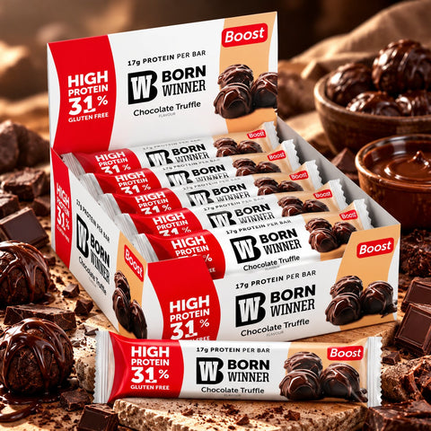 Born Winner Boost Protein Bar – Chocolate Truffle 12 adet