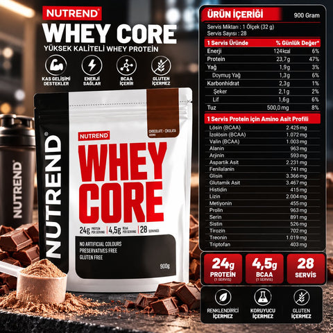 Nutrend Whey Core Protein 900 gr