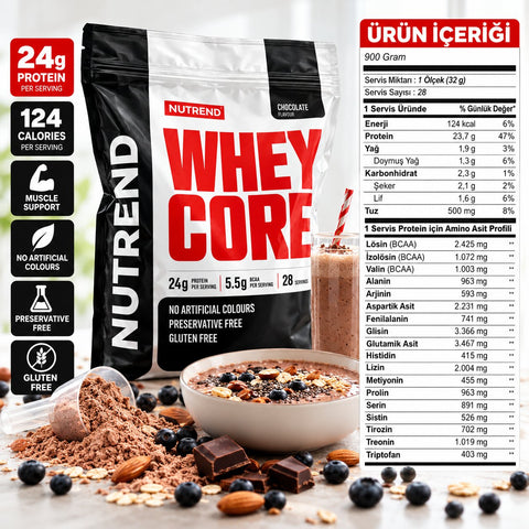Nutrend Whey Core Protein 900 gr