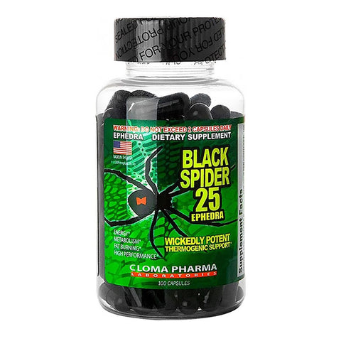 Cloma Pharma Black Spider 100 Kapsül - Supplementhane