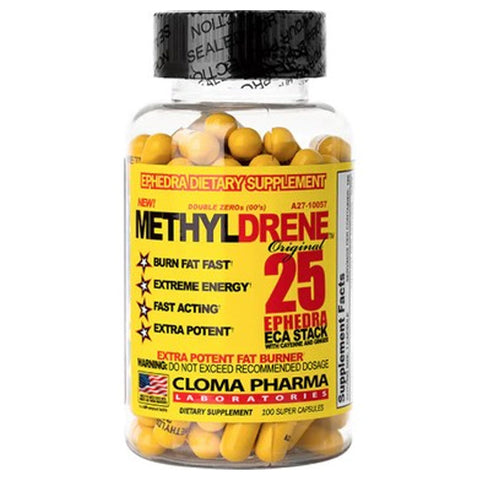 Cloma Pharma Methyldrene Eca Stack 100 Kapsül - Supplementhane