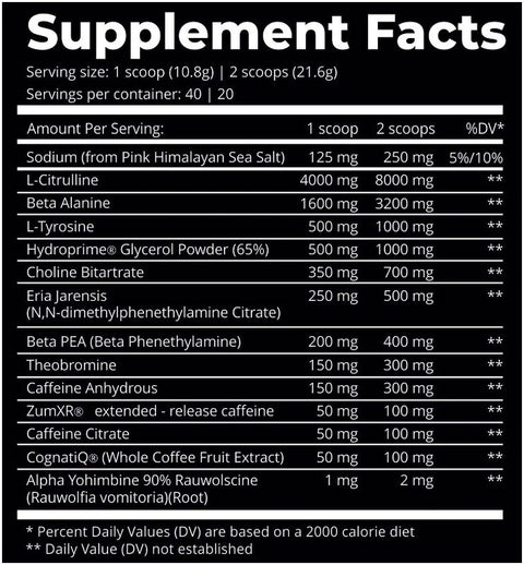 Dark Labs Crack Reloaded Preworkout