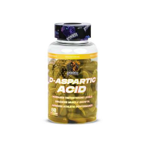 GRIMLABS DAA (D-Aspartic Acid) 500mg 60 Servings