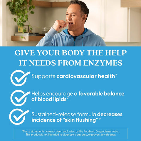 Doctors Best Sustained-Release Vitamin B3 Niacin with niaXtend Supports Heart Health 120 Veg Caps