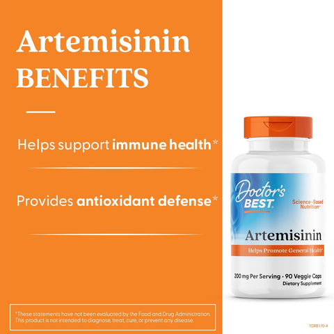 Doctors Best Artemisinin Artemisia Helps Promote General Health Tatlı pelin otu 90 Kapsül