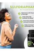 HUMANX Sulforaphane Broccoli Seed Extract Moringa Supports Antioxidant Production Detoxification Cellular Health 602 mg 60 Caps