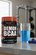 Insane Labz Demon BCAA Powder 2:1:1 60 Servings - Blue Rasperry