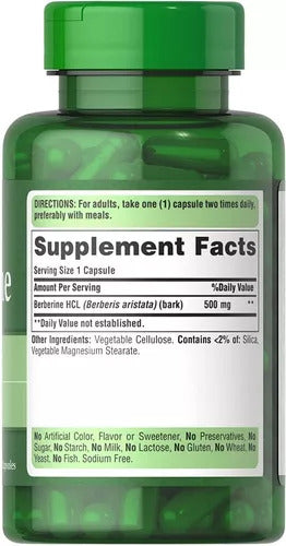 Puritans Pride Berberine 500 mg, 60 Caps
