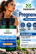 Swanson Pregnenolone Brain and Nervous System Support 10 mg 90 Vegan Capsules