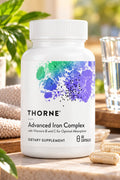 THORNE Advanced Iron Complex Chelated Iron Folate, B and C Vitamin 60 Caps