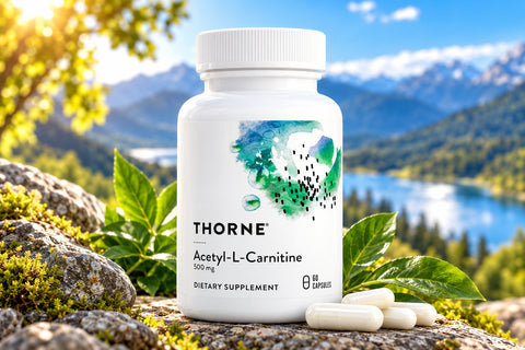 Thorne, Acetyl-L-Carnitine 500 mg, 60 Capsules - Asetil-L-Karnitin