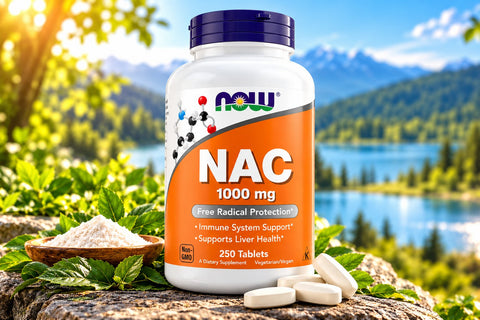 Now NAC N-Acetyl Cysteine 1000 mg 250 Tablet Vegetarian and Vegan Non-GMO