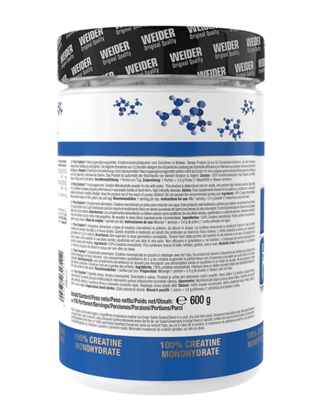 Weider Pure Creatine 600 Gr