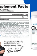 Evogen Nutrition Glutamine Recovery Amino Acid Supports Muscle Recovery 300 g