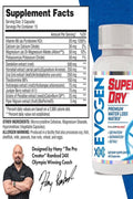 Evogen Super Dry Premium Water Control Matrix Fat Burner 45 Kapsül