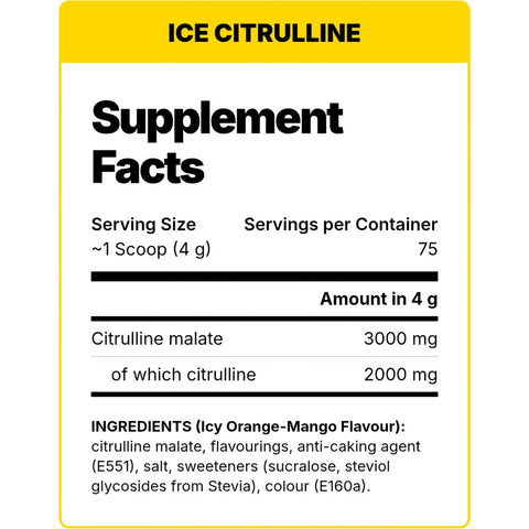Fa ice Citrulline Malate Pump 3000 mg 300 g - 75 SERVİS