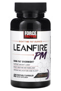 Force Factor Nighttime Fat Burner Leanfire Pm 60 Vegetable Capsules