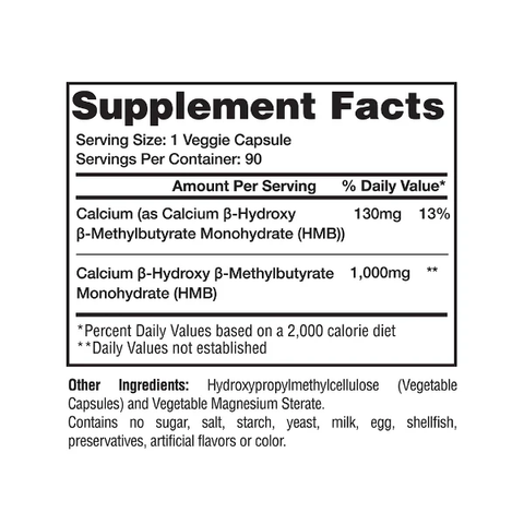 Gaspari Nutrition HMB 1000 Mg 90 Caps