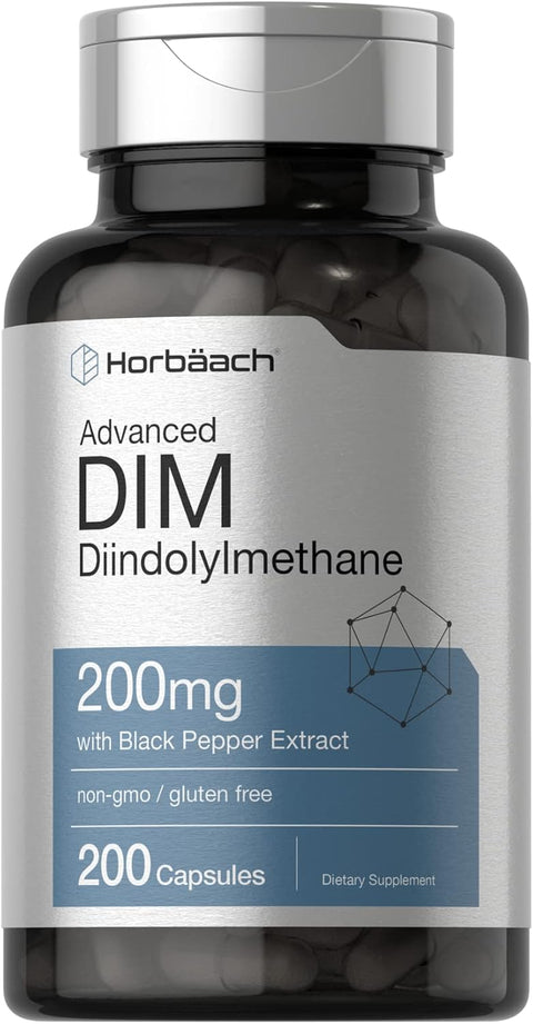 Horbäach DIM Diindolylmethane Women and Men 200mg 200 Caps