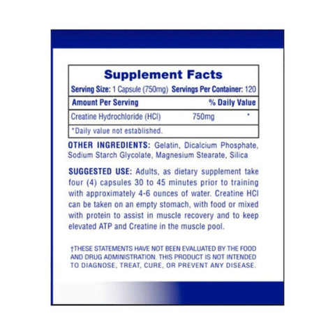 Hitech Creatine HCL 120 Kapsül