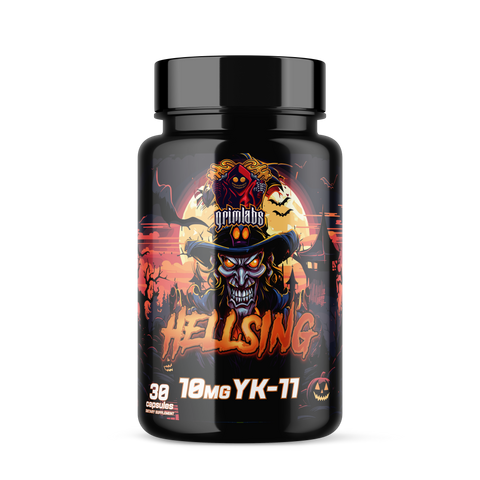 GRIMLABS HELLSING YK11+DHEA+ZİNC 10 MG 30 SERVINGS MYOSTATIN INHIBITOR