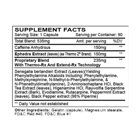 Innovative Labs HellFire EPH 150 90 Capsul - USA - Supplementhane