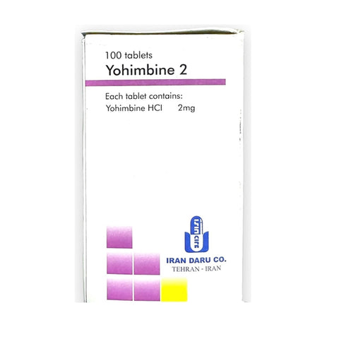 İrandaru Yohimbine Hcl 2mg 100 Tablet - Supplementhane