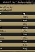 KEVIN LEVRONE Anabolic LEAA9 Leucine Enriched Essential Amino