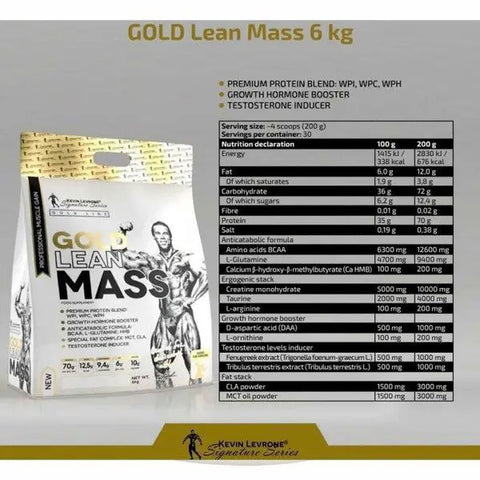 Kevin Levrone Gold Lean Mass Gainer 6kg