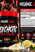 Insane Labz Hellboy Psychotic PreWorkout Nitric Oxide Boosts Focus Energy 35 Servis - Lemonade