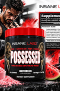 Insane Labz Possessed Test Boost PreWorkout D-Aspartic Acid and Creatine Fueled by AMPiberry and OXYgold 30 Srvgs
