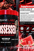 Insane Labz Possessed Test Boost PreWorkout D-Aspartic Acid and Creatine Fueled by AMPiberry and OXYgold 30 Srvgs