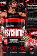 Insane Labz Psychotic Preworkout Watermelon – 60 Servis