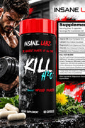 Insane Labz Kill H2O diuretic Water Retention and Bloating Relief with Dandelion Root and Green Tea Extract 60 Caps