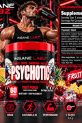 Insane Labz Psychotic Preworkout Fruit Punch 60 Servis