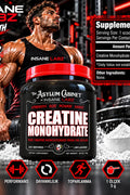 Insane Labz Insane Creatine Monohydrate Post Workout Strength Size Power 1 kg 200 Servings - Kreatin Takviyesi